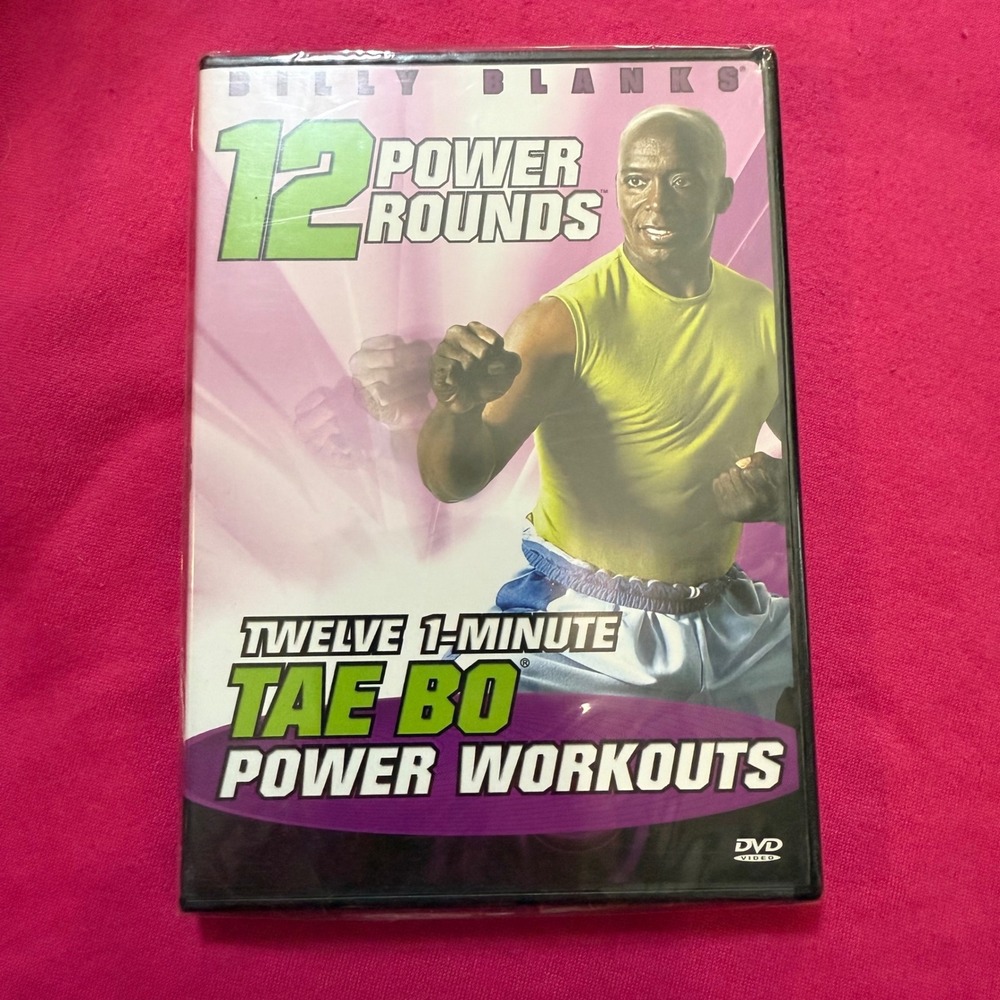 Billy Blanks Tae Bo‎ Power 12 Minute Workouts DVD Fitness Exercise